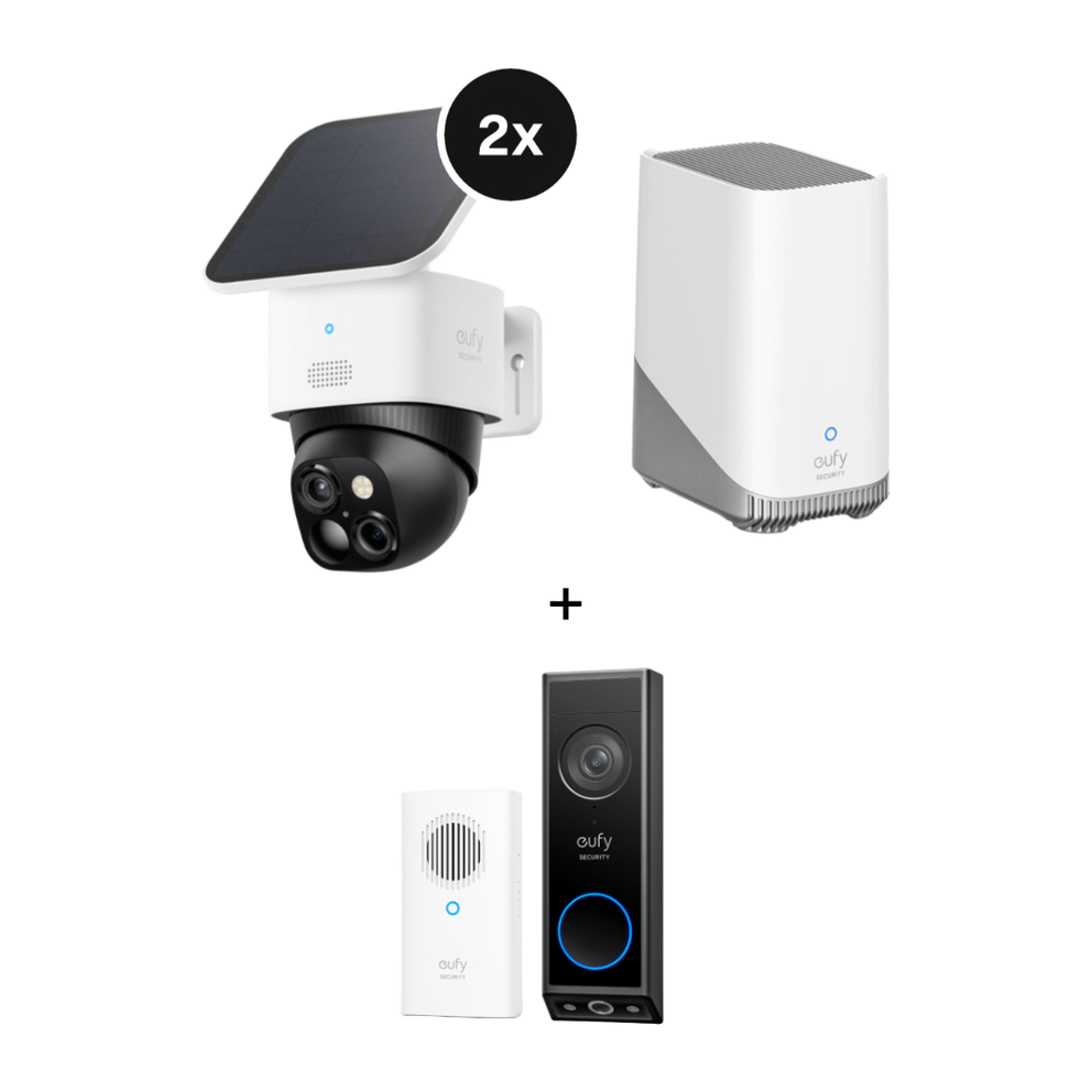 eufy S340 Kamera-Set mit HomeBase 3 und Video Doorbell