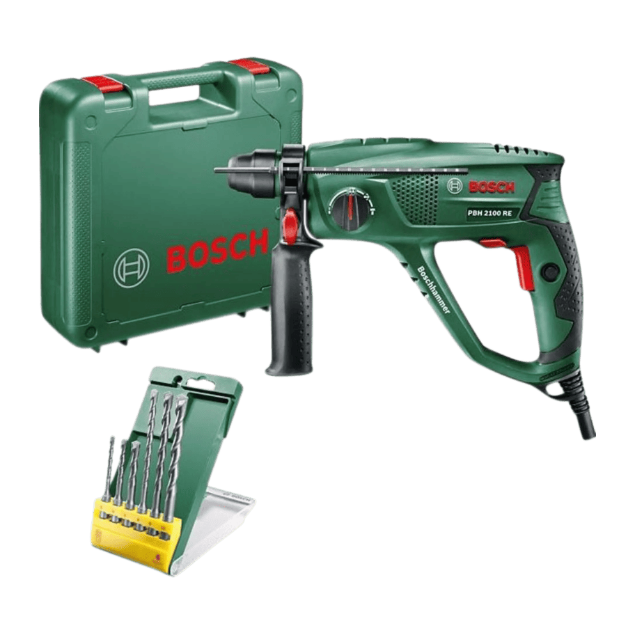 Bosch PBH 2100 RE + набор сверл SDS-Plus из 6 предметов