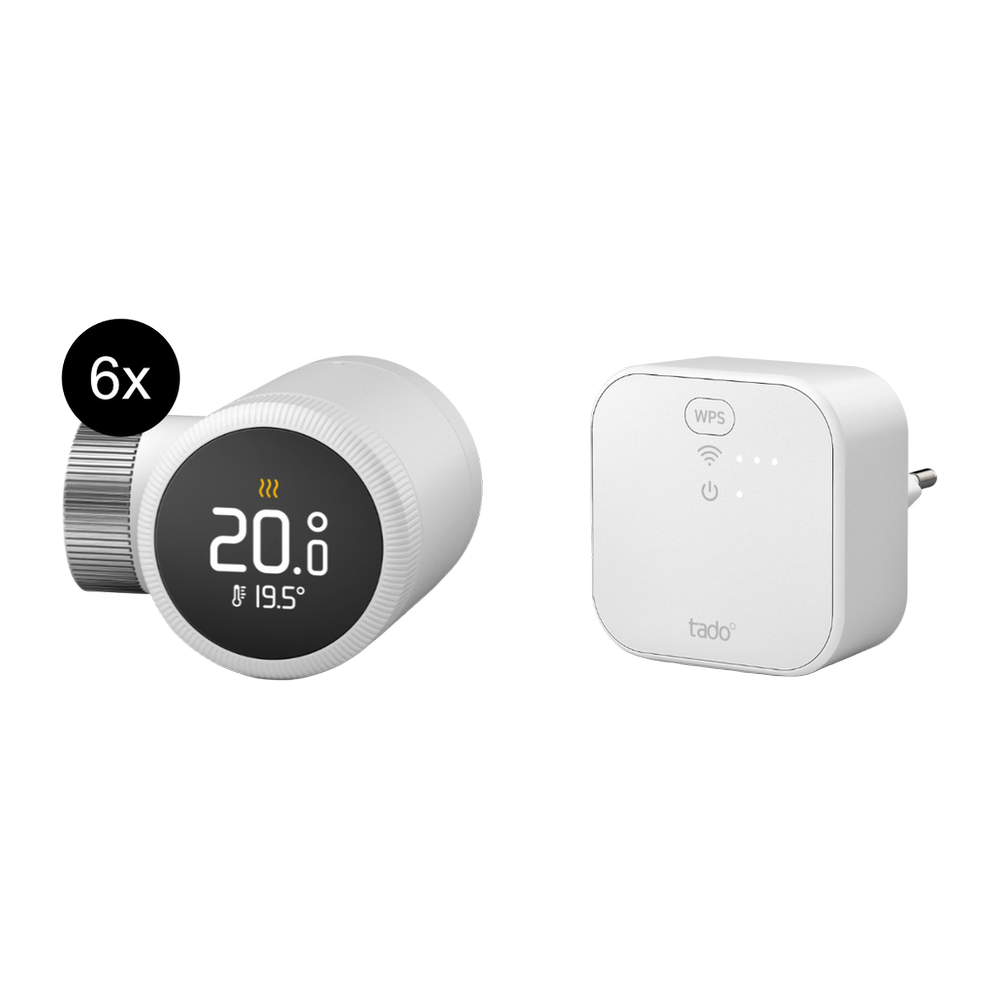 tado° X Starter Kit Heizkörper-Thermostat 6er-Set