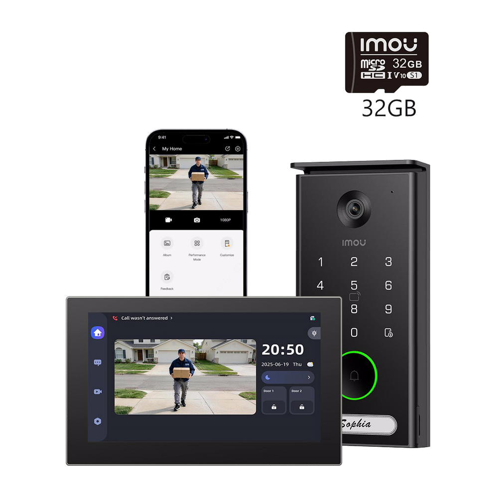 IMOU VDP7 Video-Türsprechanlage mit 7-Zoll-Monitor